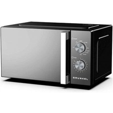 Microondas Grunkel Mwg-20espejo/ 800w/ Capacidad 20l/función Grill/ Negro