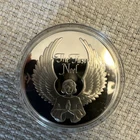 Franklin Mint 1972 First Noel Angel Medal Round 25.2g Sterling Silver .925