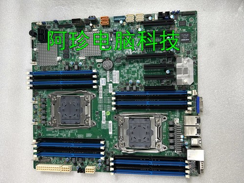 1PC SUPER X10DRH-CT X99 dual server motherboard #zb
