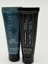 Crabtree Evelyn Hand Cream Duo Renew Nourish Gardeners Harvest 25ml Gift Set