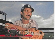1993 Topps Stadium Club DON MATTINGLY New York Yankees Base card # 557