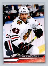 2023-24 Upper Deck #291 Colin Blackwell Chicago Blackhawks