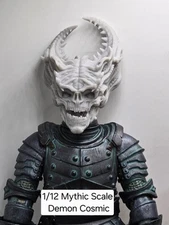 3d Printed DEMON COSMIC  1.0 Headsculpt For Mythic Legions 1/12 figure 