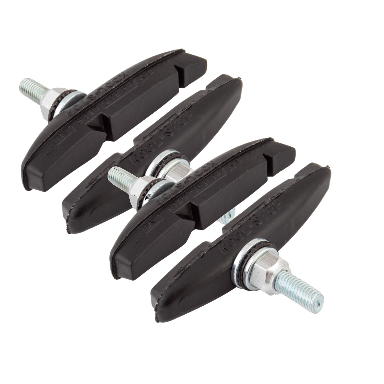 2 Упаковки Консольных тормозных колодок Kool-Stop Eagle Claw II с резьбовой стойкой черного цвета 4590₽