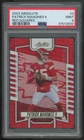 2023 Panini Absolute Patrick Mahomes II Red Squares /499 #3 PSA 9