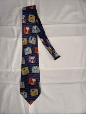 Snoopy Through the Years Peanuts Silk Tie 4 x 58