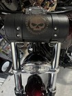 Genuine Leather Tool Bag Engraved Black Fit For Harley Davidson