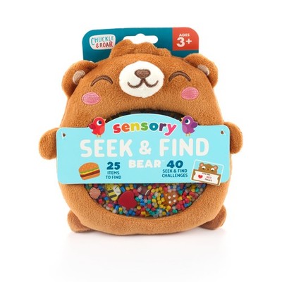 Chuckle & Roar Sensory Seek & Find Scavenger Hunt Bear Medium, Multicolor 