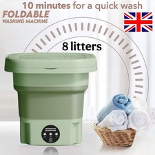 8L Mini Foldable  Washing Machine Portable Laundry Washer for Baby Clothes
