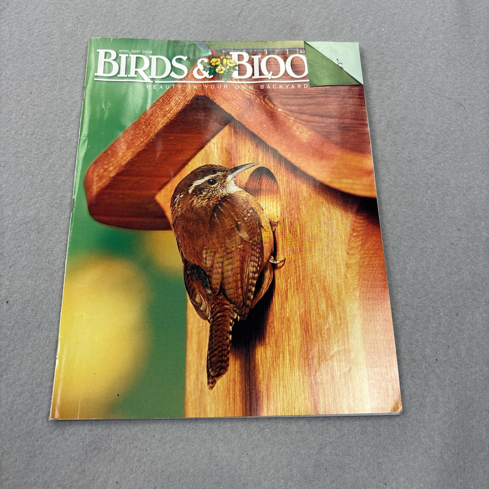 Birds & Blooms Magazine April/May 2006 Illustrated Nature Gardening Green Cover