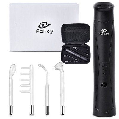 4 In 1 High Frequency Electrode Wand Electrotherapy Glass Tube Beauty Device