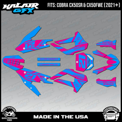 Graphics Kit for COBRA CX50SR CX50FWE 2021-2026 OG Crew Series - Magenta