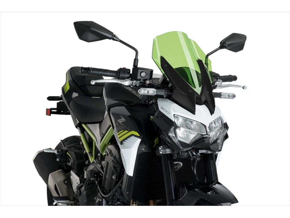 Puig New Gen Touring Screen Windshield Dark Smoke for Kawasaki Z900 SE (22-24) - Image 4 of 4