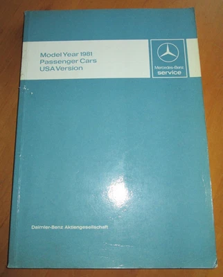 Repair Manual Mercedes Passenger Cars  1981- M 110-M 116-OM 616-617 -W 123-W 126 - Bild 1 von 4