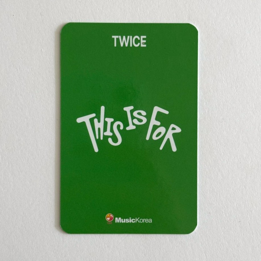 TWICE ミナ　musickorea THIS IS FOR ラキドロ TWICE 4th Album This Is For MusicKorea LuckyDraw Lucky Draw