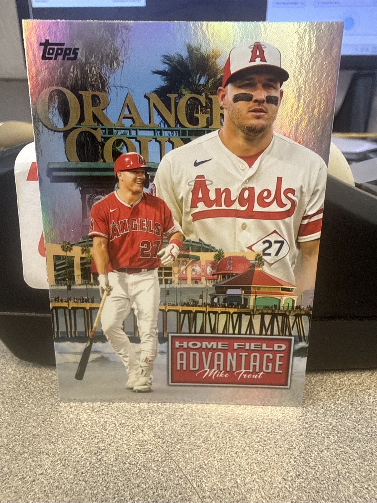 2024 Topps Series 1 Home Field Advantage Mike Trout #HFA-8 Angels