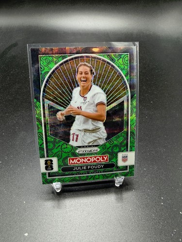 Julie Foudy [Four Corners Green Wave] #93 card