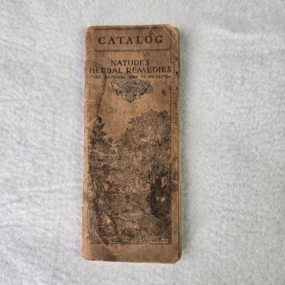 Vintage 1933 NATURE'S HERBAL REMEDIES JOSEPH E. MEYER CATALOG BOOKLET