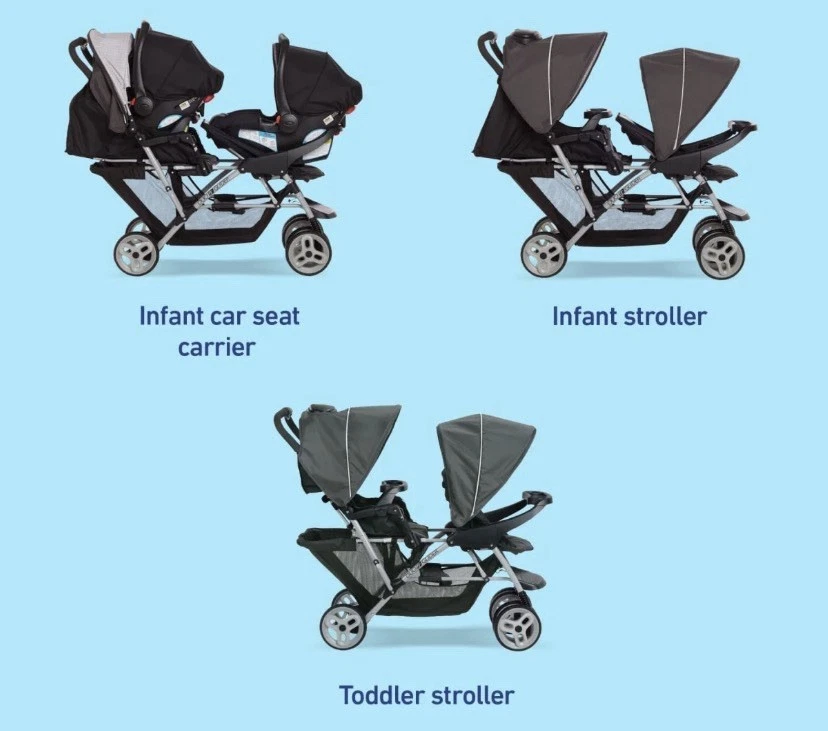 Cochecito Graco 1980461 DuoGlider Click Connect - Gris glaciar Foto 3 de 4