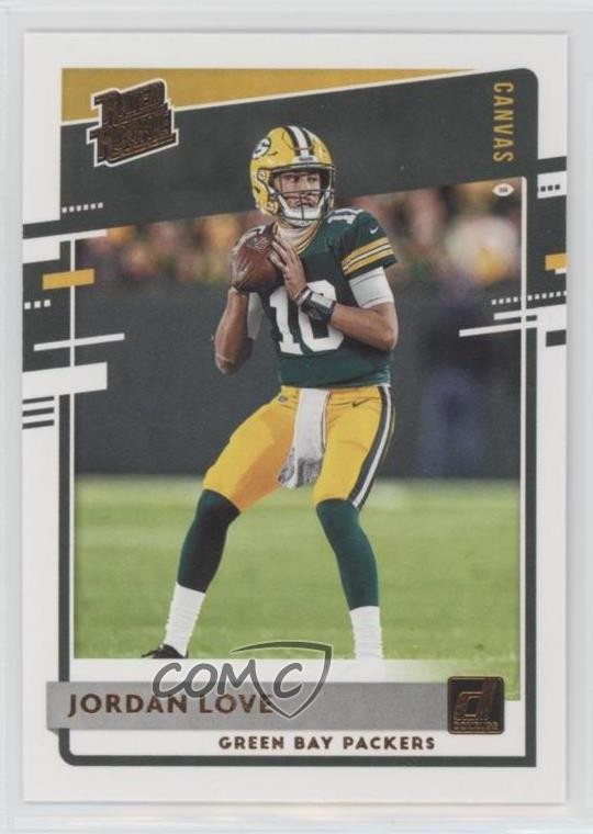 Jordan Love Panini Donruss #304 Canvas