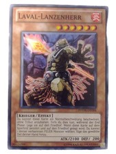 Konami Yu-Gi-Oh! Sammelkarte Krieger Laval-Lanzenherr Deutsch Braun