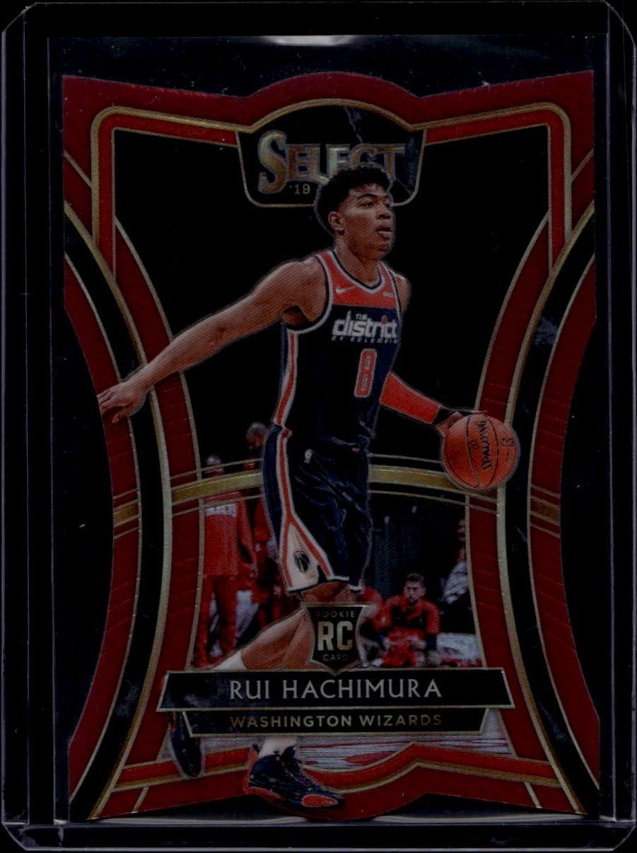 2019-20 Panini Select #187 Rui Hachimura Maroon Prizms Die Cut #/175