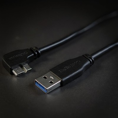 StarTech USB 3.0 A to Micro-B Cable   Position Devices with Less Clutter   6