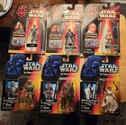 Star Wars Action Figure Lot of 6 Boba Fett Darth Maul Leia Sealed Kenner Hasbro