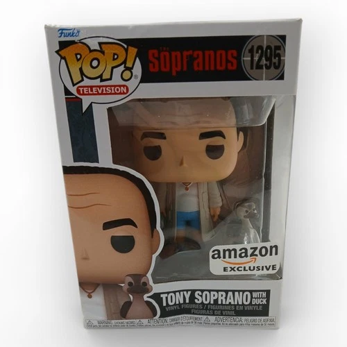 Funko Pop! Television #1295 Tony Soprano with Duck Vinyl Figure