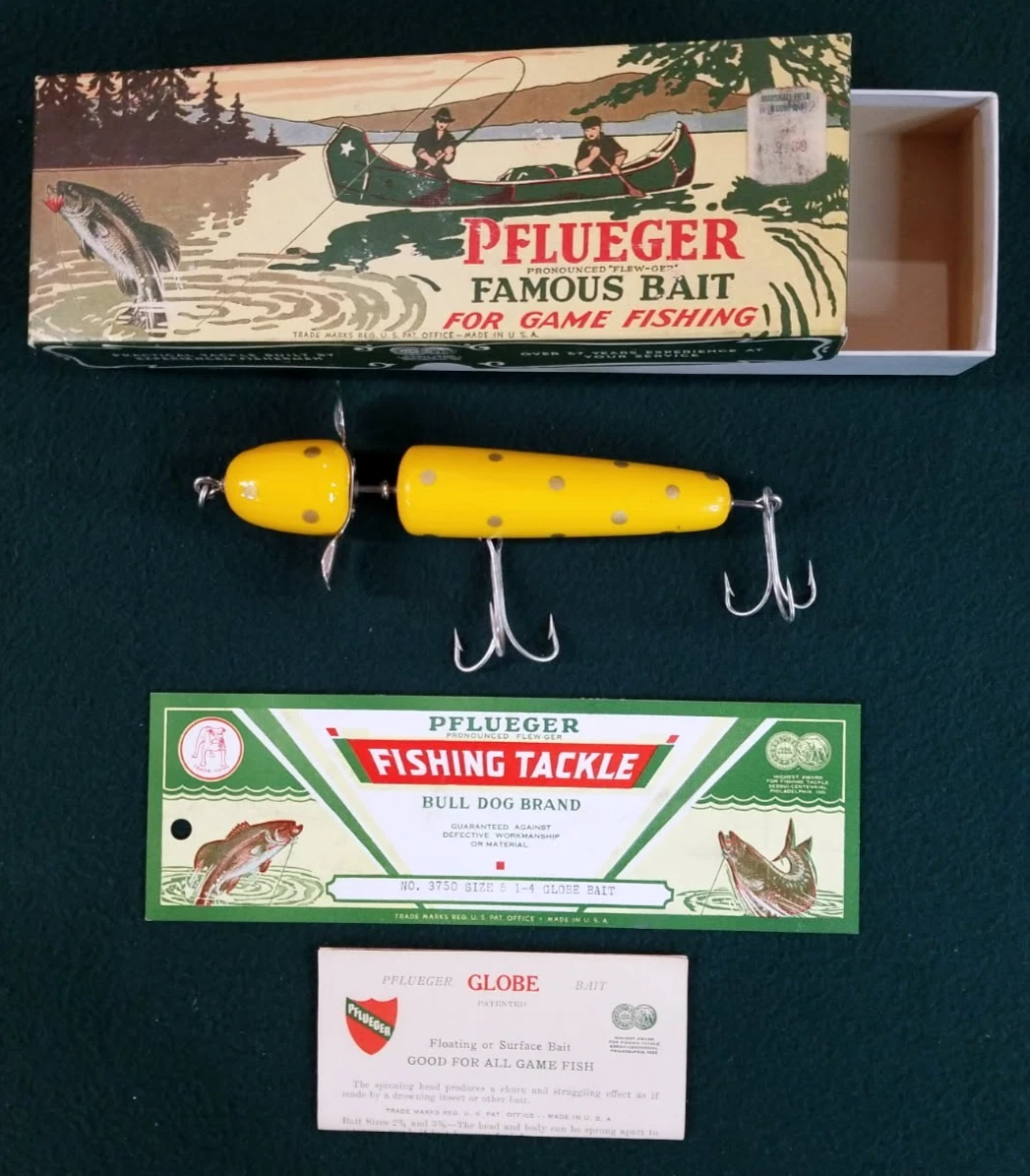 25+ Pflüger Vintage Fishing Lures with Original Box for sale