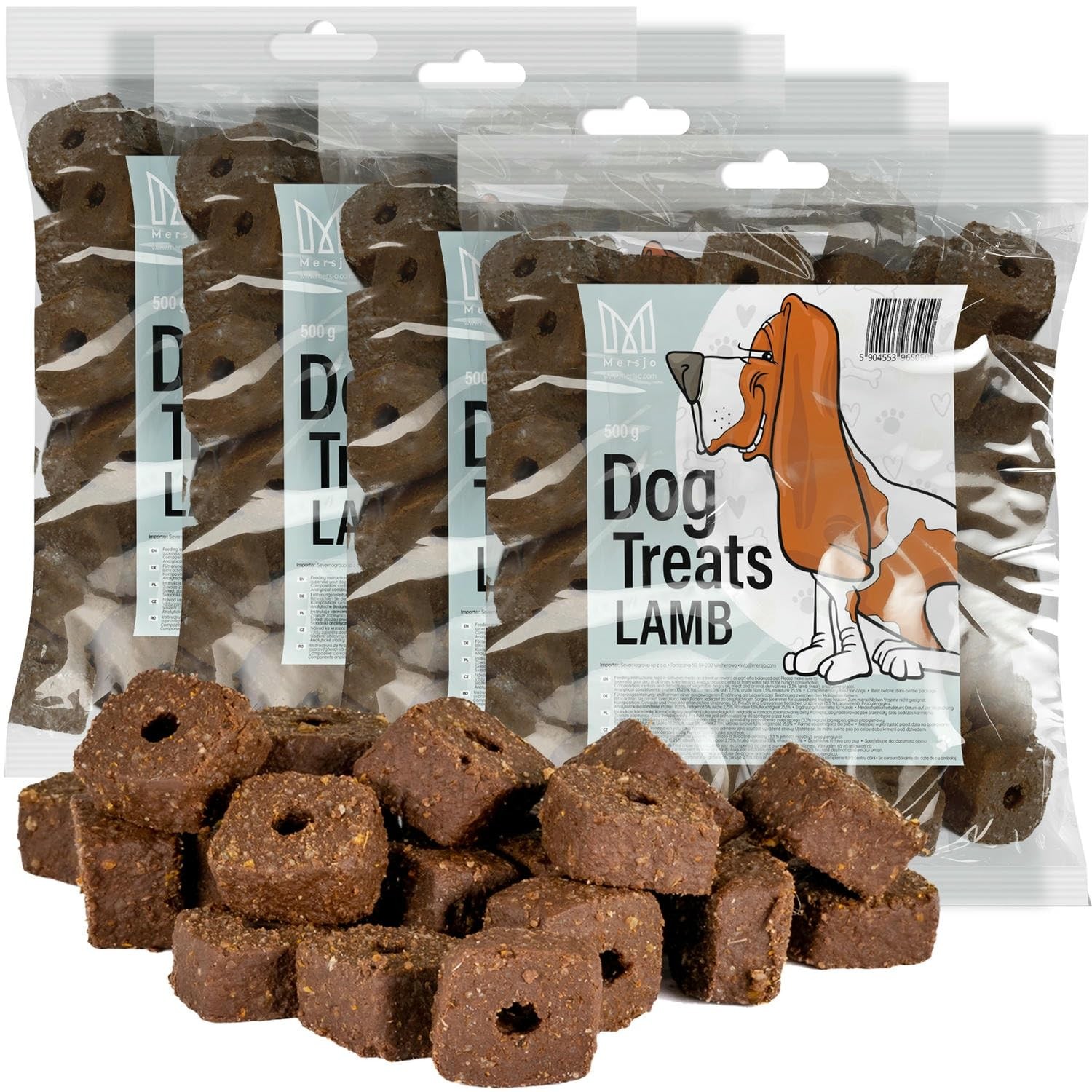 Snack MERSJO 2kg per Cani | Cibo Secco per Addestramento Positivo