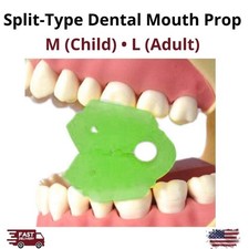 ZT Dental 2/Pk Split Type Mouth Prop Bite Block M/L Child/Adult Autoclavable