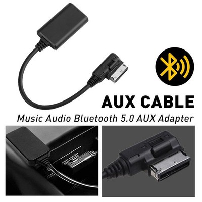 Wireless Bluetooth Music Adapter 1PC For Audi A Series With AMI Input Port Black