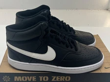 NIKE Court Vision Mid NN Mens Basketball Shoe DN3577-001 Black NWD Free Shipping