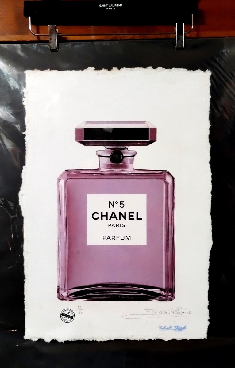 CHANEL No.5 Bottle, Limited Edition 22'x 15'x Signed