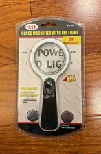 Illinois Industrial Tool Glass Magnifier With LED Light