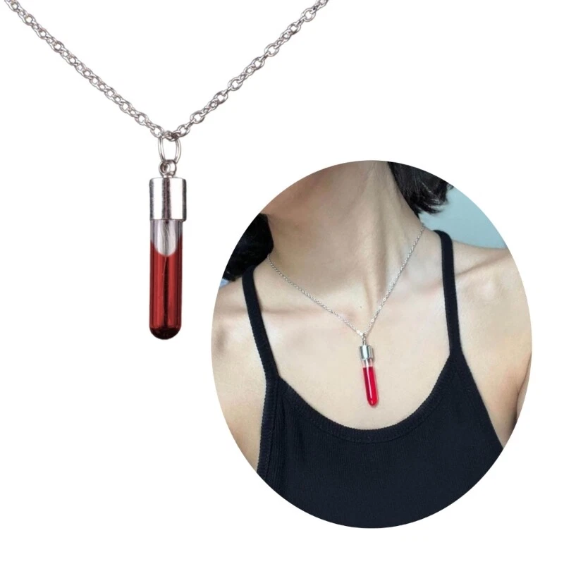 Blood 2024 bottle necklace