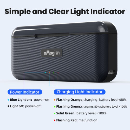 Battery Fast Charger Charging Case with Charging Cable For DJI Osmo Action 5 Pro - Picture 10 of 24
