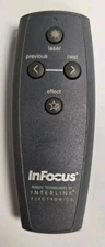 InFocus InterLink Projector Presenter Remote Control w/ Laser Pointer IEC60825-1