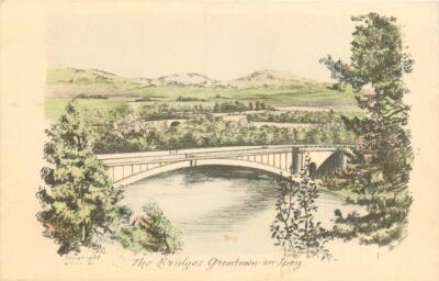 Grantown-On-Spey Scotland The Bridges OLD PHOTO