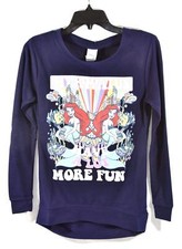 Disney, "Mermaids Have A Lot More Fun" Brushed Fleece Sweatshirt - Juniors,