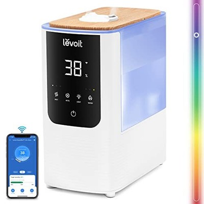 Smart Warm&Cool Luftbefeuchter für Schlafzimmer 4,5L, Amazon Exclusive, Top-Fill