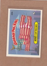 1986 TOPPS GARBAGE PAIL KIDS JOSE CAN YOU SEE #241B UNMARKED CL NM/NMMT *A20431