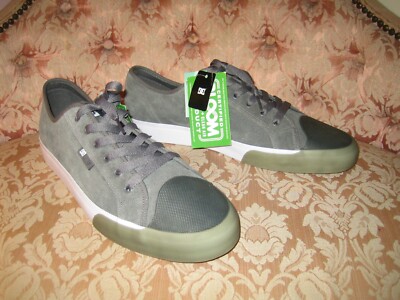 DC Shoes Co Manual RT S Grey Skateschuhe Größe UK 13 EU 47,5 - Neu mit Etikett