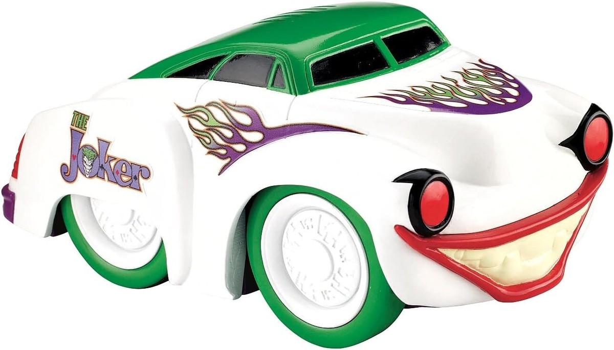 Fisher Price Dc Superfriends Shake N Go Jokermobile Car W1900