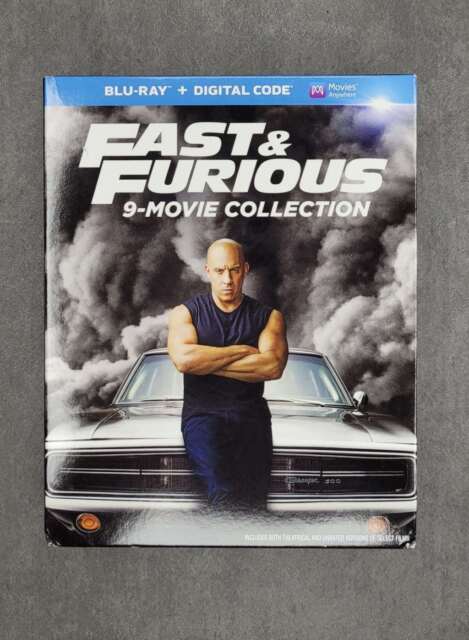 Fast & Furious 9-Movie Collection - Blu-ray + Digital DVD, Jason Statham,Nathali