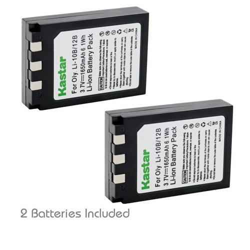 2x Kastar Battery for Olympus LI10B MJU 410 Digital MJU Ferrari Stylus