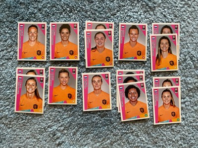 Lot of 16 Netherlands - 2023 FIFA Women's World Cup Stickers