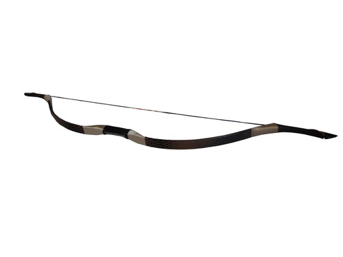 Set 30Lb Handmade Traditional Mongolian Recurve Bow 43" + 12Pcs Fiberglass Arrow - Picture 7 of 9