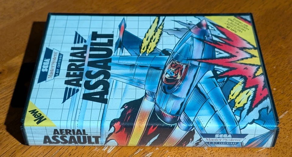 1990 Sega Master System Aerial Assault CIB *BEAUTIFUL HIGH GRADE EXAMPLE* - Image 4 of 4